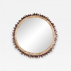 Line Vautrin Rare Glass and Talosel Resin Chardon Convex Mirror by Line Vautrin - 808761