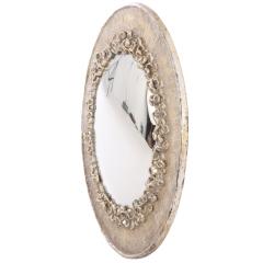 Line Vautrin Silvered Resin and Old Glass Convex Mirror in the Manner of Line Vautrin  - 4651678