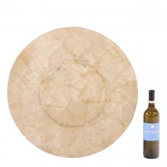 Line Vautrin Silvered Resin and Old Glass Convex Mirror in the Manner of Line Vautrin  - 4651683