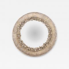 Line Vautrin Silvered Resin and Old Glass Convex Mirror in the Manner of Line Vautrin  - 4653110