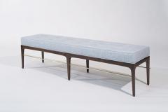 Linear Bench in Dark Walnut and Brass Series 72 by Stamford Modern - 3447558