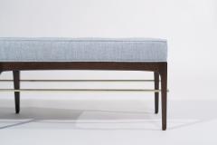 Linear Bench in Dark Walnut and Brass Series 72 by Stamford Modern - 3447565