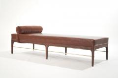 Linear Daybed in Leather and Mohair by Stamford Modern - 2802644