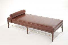 Linear Daybed in Leather and Mohair by Stamford Modern - 2802645