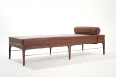 Linear Daybed in Leather and Mohair by Stamford Modern - 2802646