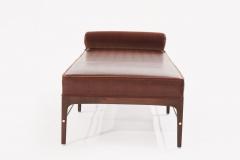 Linear Daybed in Leather and Mohair by Stamford Modern - 2802647