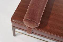 Linear Daybed in Leather and Mohair by Stamford Modern - 2802653