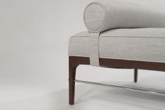 Linear Daybed in Walnut and Linen by Stamford Modern - 2825733