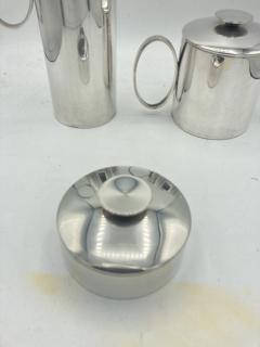 Lino Sabattini 1960s silver plated Tea set By Lino Sabattini for Christofle - 3835980