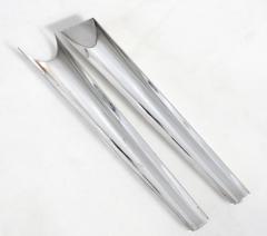 Lino Sabattini Italian Silver Plate Abstract Salad Servers Set by Lino Sabattini - 532300