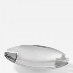 Lino Sabattini Lino Sabattini Centerpiece Model Baja in Silvered Metal 1973 - 4607789