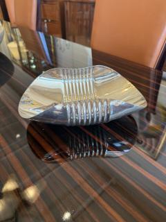 Lino Sabattini Mid Century Modern Silver Plate Centerpiece by Lino Sabattini 1960 - 4737431