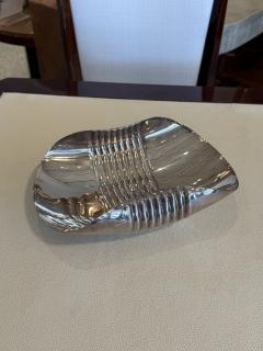 Lino Sabattini Mid Century Modern Silver Plate Centerpiece by Lino Sabattini 1960 - 4737432