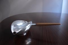 Lino Sabattini Saulieu Silver Plated Gravy Boat with Wooden Handle by Lino Sabattini - 4405806