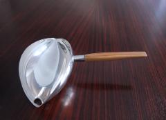 Lino Sabattini Saulieu Silver Plated Gravy Boat with Wooden Handle by Lino Sabattini - 4405812