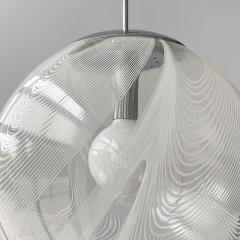 Lino Tagliapietra Italian Murano Glass Globe Pendant Chandelier by Lino Tagliapietra - 1332293