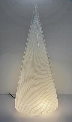 Lino Tagliapietra Large Vintage Lino Tagliapietra Murano Vetri Pyramid Lamp Two Available - 4346737