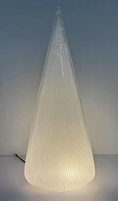 Lino Tagliapietra Large Vintage Lino Tagliapietra Murano Vetri Pyramid Lamp Two Available - 4346743