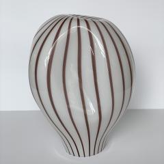 Lino Tagliapietra Lino Tagliapietra Murano Glass Striped Balloon Table Lamp for Effetre - 982262