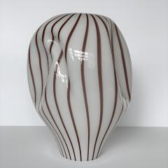 Lino Tagliapietra Lino Tagliapietra Murano Glass Striped Balloon Table Lamp for Effetre - 982263