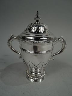 Lionel Alfred Crichton Crichton English Neoclassical Britannia Silver Covered Urn 1930 - 3764680