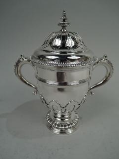 Lionel Alfred Crichton Crichton English Neoclassical Britannia Silver Covered Urn 1930 - 3764690