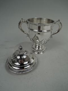 Lionel Alfred Crichton Crichton English Neoclassical Britannia Silver Covered Urn 1930 - 3764752