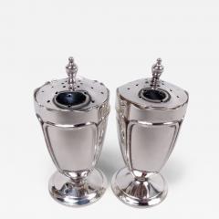 Lionel Alfred Crichton Pair of Crichton English Edwardian Classical Salt Pepper Shakers - 3828838