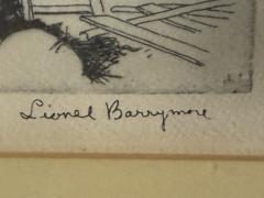 Lionel Barrymore SIGNED ETCHING POINT MUGU CALIFORNIA BY LIONEL BARRYMORE - 4494767