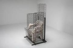 Lionel Jadot Functional Art Chair Throne Spring Swab by Lionel Jadot - 3386705
