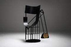 Lionel Jadot Functional art Throne Chair Black Caterpillar by Lionel Jadot 2020 - 3386749