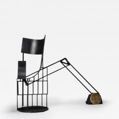 Lionel Jadot Functional art Throne Chair Black Caterpillar by Lionel Jadot 2020 - 3395560