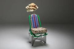 Lionel Jadot The King of Ti b l Assemblage Chair with Backrest from Ti b l Lionel Jadot - 3386826