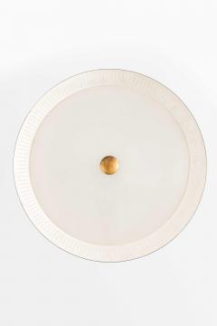 Lisa Johansson Pap Ceiling Lamp Model 61 in Brass Glass Plastic by Lisa Johansson Pape 1950s - 4699377
