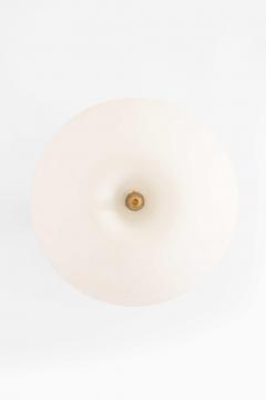 Lisa Johansson Pap Ceiling Lamp Model 71 in Brass and Opaline Glass by Lisa Johansson Pape 1950s - 4744301
