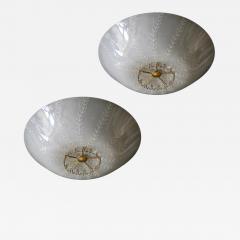 Lisa Johansson Pape A pair of flush mount ceiling light by Lisa Johansson Pape for Orno - 4379490
