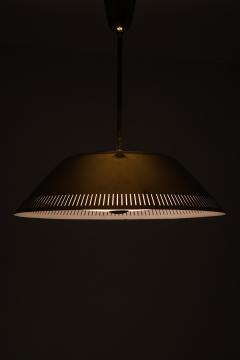 Lisa Johansson Pape Ceiling Lamp in Brass and Glass by Lisa Johansson Pape 1950s - 4549643