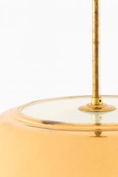 Lisa Johansson Pape Ceiling Lamp in Brass and Glass by Lisa Johansson Pape 1950s - 4549696