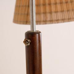 Lisa Johansson Pape Early Lisa Johansson Pape Floor Lamp in Birch Rattan Orno 1940s - 4581487