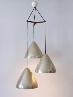Lisa Johansson Pape Elegant Cascading Pendant Lamp by Lisa Johansson Pape for Orno Finland 1960s - 3243232