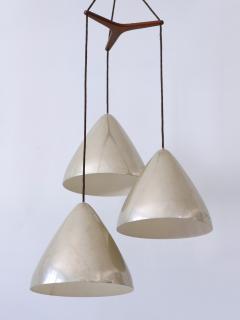 Lisa Johansson Pape Elegant Cascading Pendant Lamp by Lisa Johansson Pape for Orno Finland 1960s - 3243235