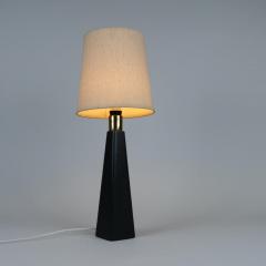 Lisa Johansson Pape Lisa Johansson Pap Table Lamp 46 186 LJP in Leather and Linen Orno 1950s - 4211110
