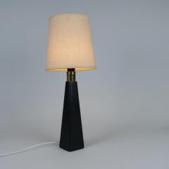 Lisa Johansson Pape Lisa Johansson Pap Table Lamp 46 186 LJP in Leather and Linen Orno 1950s - 4211111