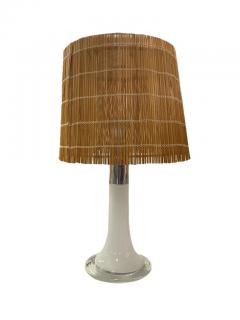 Lisa Johansson Pape Lisa Johansson Pap Table Lamp Model 46 017 White Opaline Glass Orno 1960s - 3959021