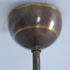 Lisa Johansson Pape Lisa Johansson Pape Brass Glass Flowers Ceiling Lamp Orno 1940s - 4542227