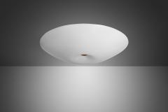 Lisa Johansson Pape Lisa Johansson Pape Brass and Acrylic Ceiling Lamp Finland Mid 20th Century - 4420986