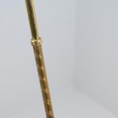 Lisa Johansson Pape Lisa Johansson Pape Floor Lamp Model 30 062 in Green and Brass Orno 1950s - 4450869