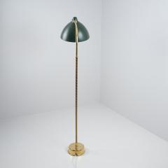 Lisa Johansson Pape Lisa Johansson Pape Floor Lamp Model 30 062 in Green and Brass Orno 1950s - 4450873