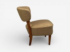 Lisa Johansson Pape Lisa Johansson Pape Lounge Chairs Brown Boucle Wood Finland 1940s - 4498266