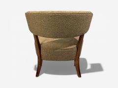 Lisa Johansson Pape Lisa Johansson Pape Lounge Chairs Brown Boucle Wood Finland 1940s - 4498267